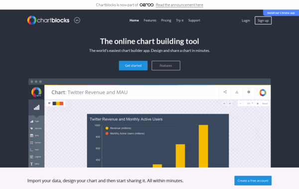 ChartBlocks Web Design