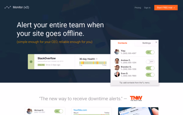 Monitor Web Design