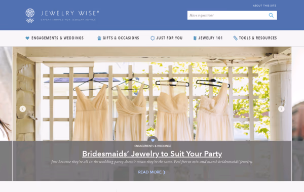 Jewelry Wise Web Design