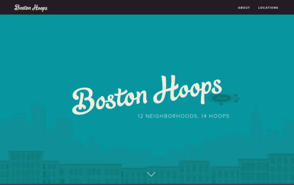 Boston Hoops Web Design
