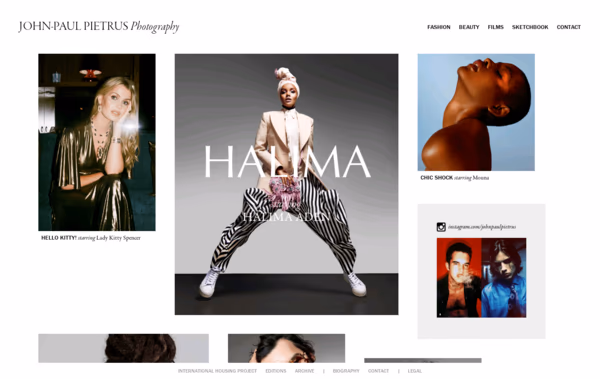 John-Paul Pietrus Photography Web Design