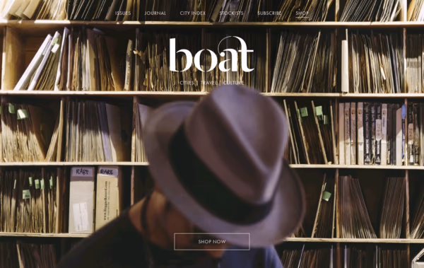 Boat magazine	 Web Design
