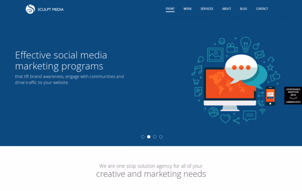 Sculpt Media Web Design