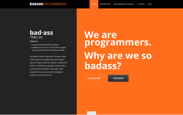 Badass Programmers – Leading Mobile, Web, and Digital Services Web Design