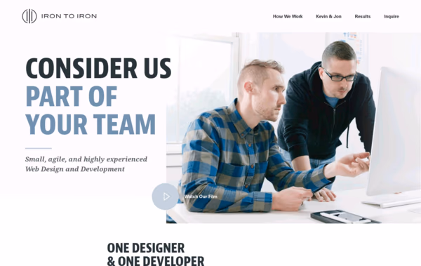 Iron to Iron Web Design