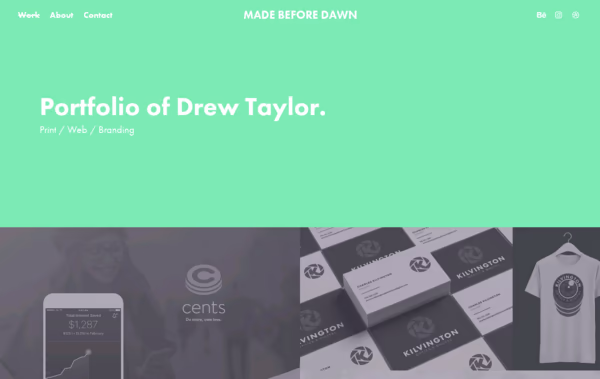 Made Before Dawn Web Design