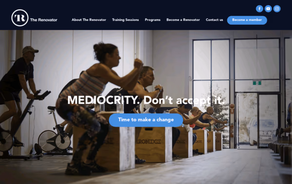 The Renovator | Gym Mornington Web Design