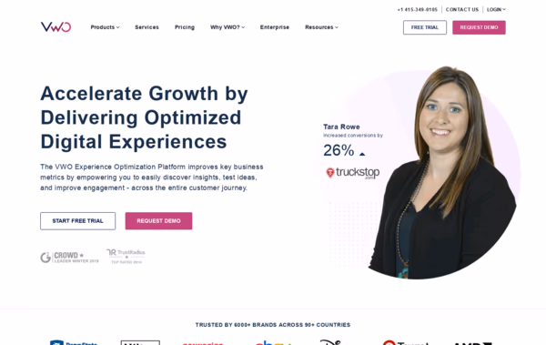 VWO Experience Optimization Platform Web Design