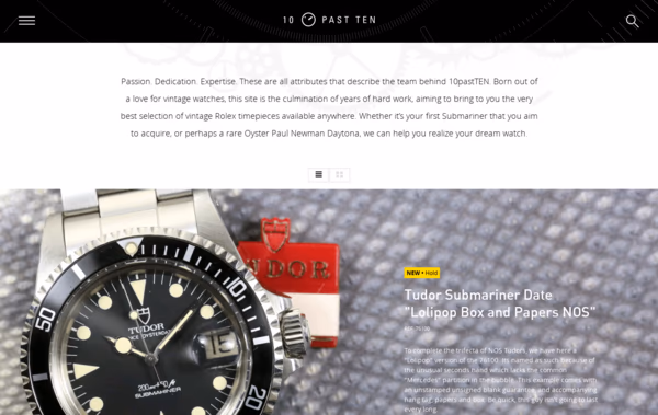 10 Past Ten Web Design