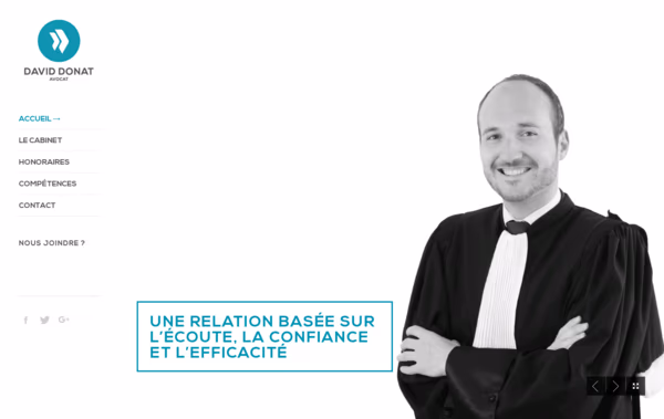 Maître David DONAT Web Design