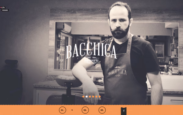 Bacchica Barbearia Web Design