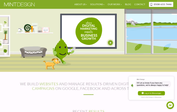 Mint Design Web Design