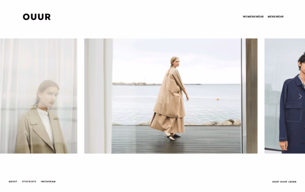 Ouur Collection Web Design