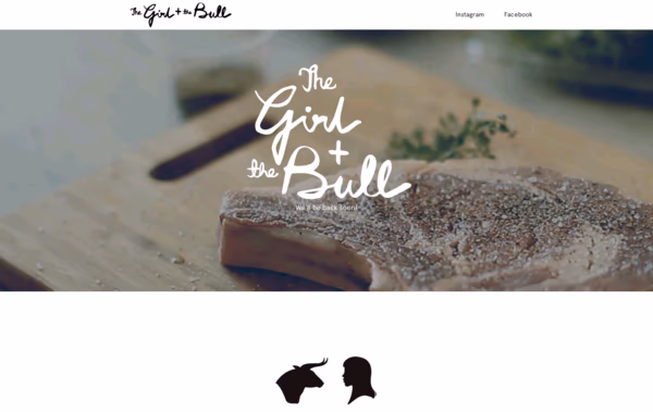 The Girl + The Bull Web Design