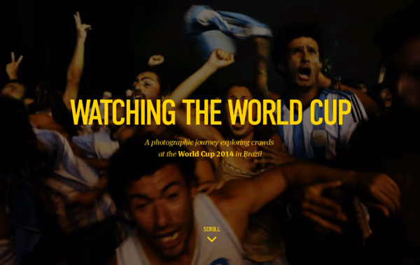 Watching the World Cup Web Design