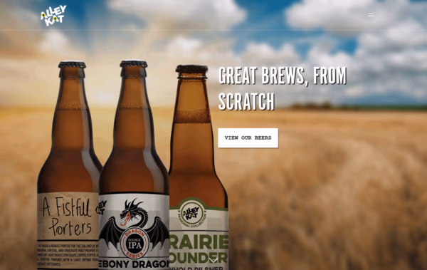 Alley Kat Brewing Company Web Design
