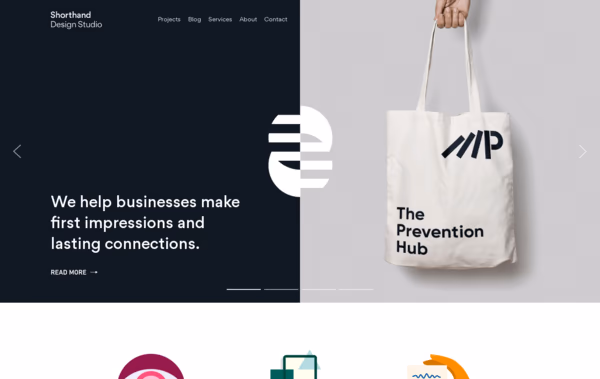 Shorthand Studio Web Design
