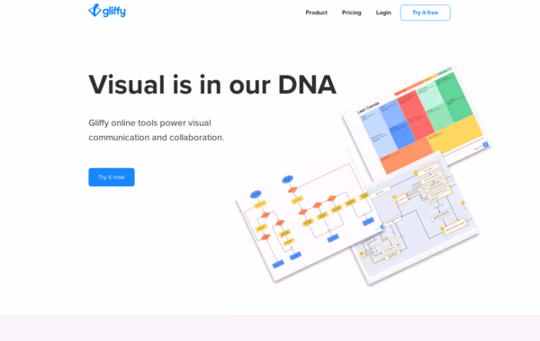 Gliffy Diagramming Software Web Design
