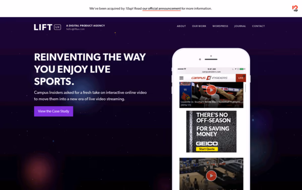 Lift UX Web Design