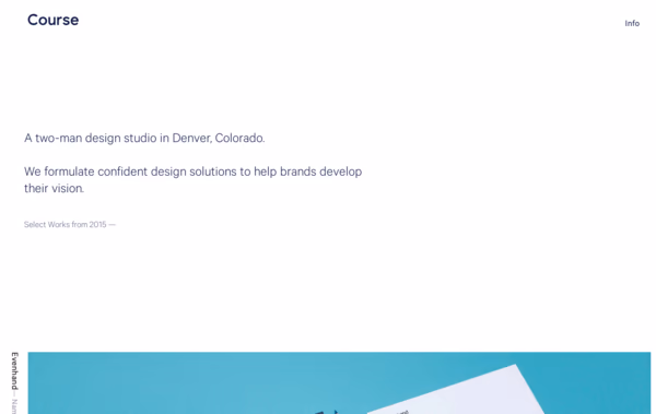 Course Design Studio Web Design