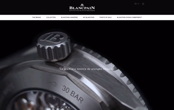 Blancpain Web Design