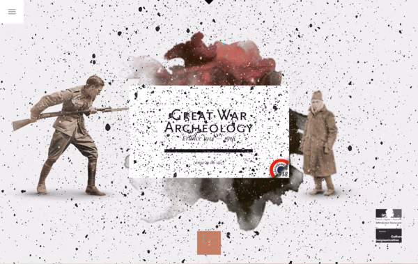 Archéologie de la Grande Guerre Web Design