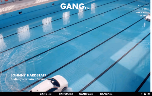 Gang Films Web Design