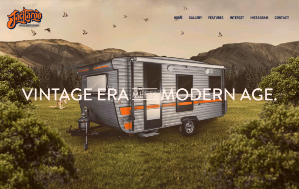 Jackaroo Caravans Web Design