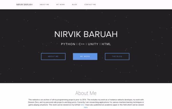 Nirvik Baruah Web Design