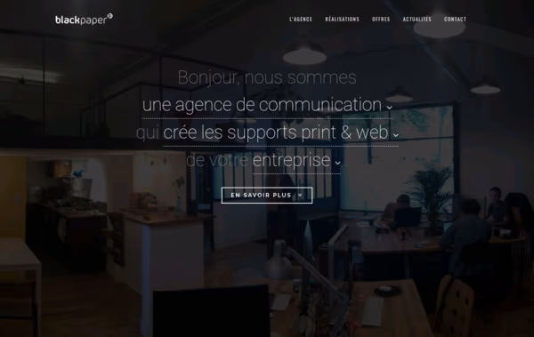 Blackpaper Web Design