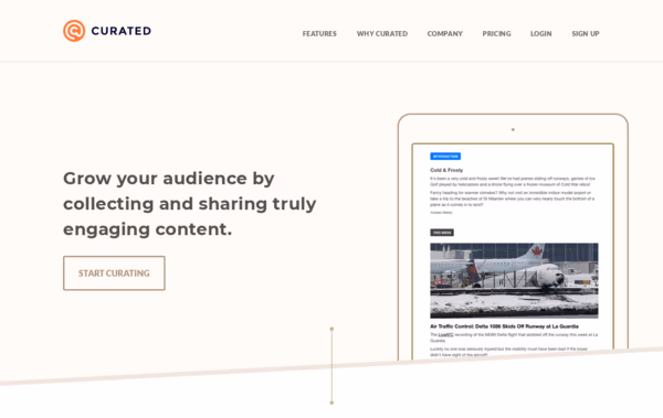 Curated Web Design