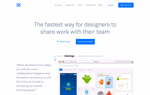 Wake Collaboration & Feedback for Teams Web Design