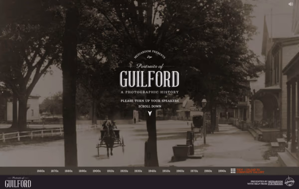 Portraits of Guilford Web Design
