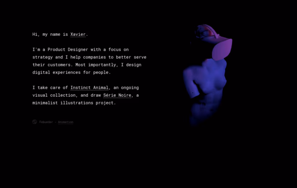 Xavier Roggen Web Design