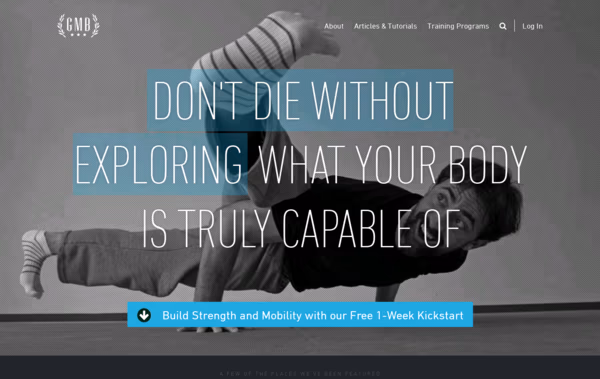 GMB Fitness Web Design