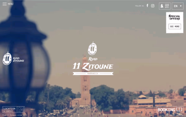 Riad 11 Zitoune Web Design