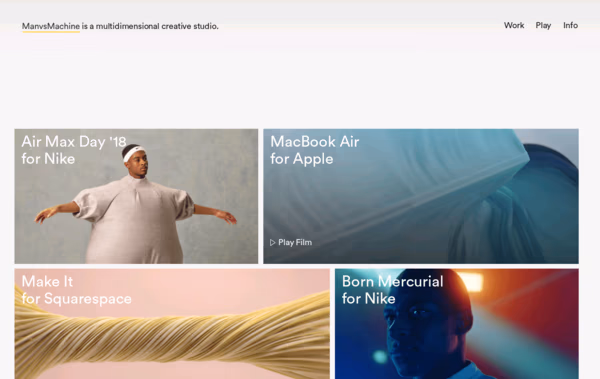 ManvsMachine Web Design