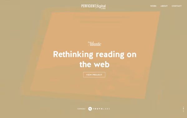 Perficient Digital Labs Web Design