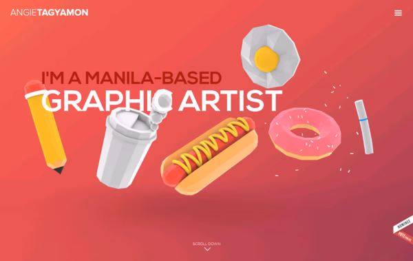 Angie Tagyamon  Web Design