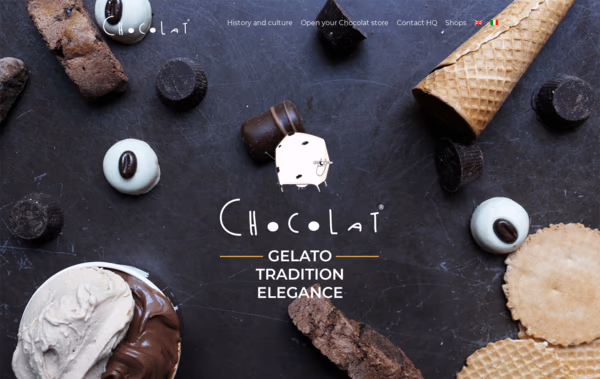 Chocolat Milano Web Design