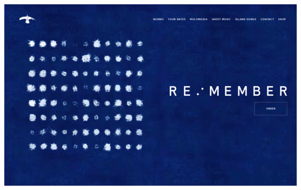 Ólafur Arnalds Web Design
