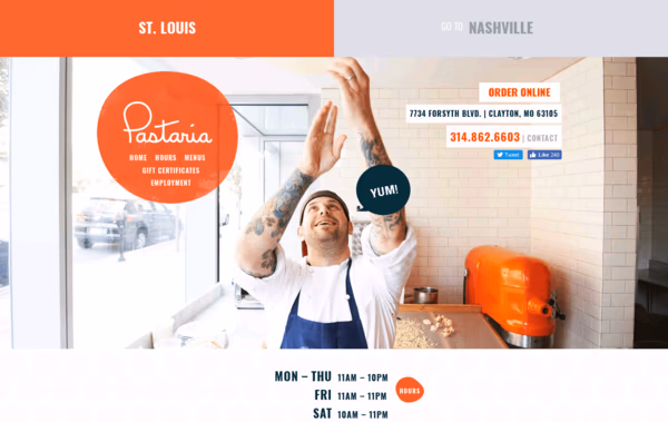Pastaria Web Design