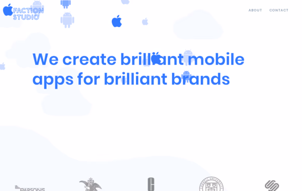 Faction Studio Web Design
