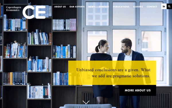 Copenhagen Economics Web Design