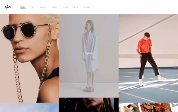 Not Studio | Digital, Design, Fashion, Repeat. Web Design