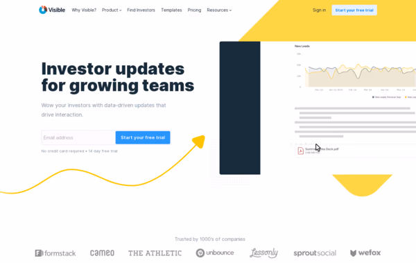 Visible.vc Web Design