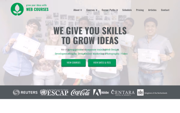 Web Courses Bangkok  Web Design