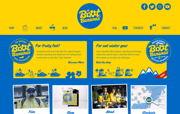 Boot Bananas Web Design