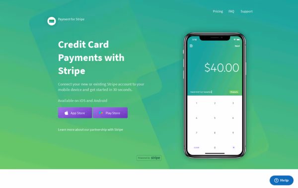 Payment for Stripe Web Design