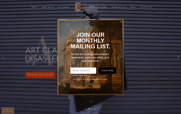 The Conservation Center Web Design
